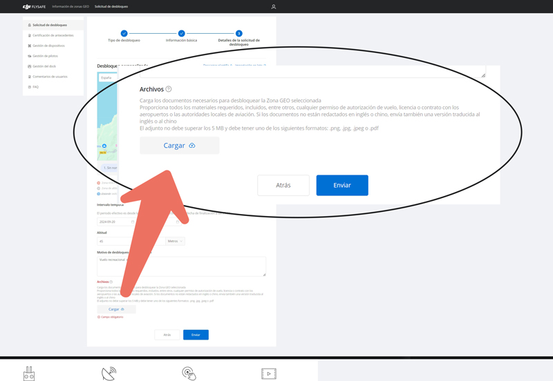 Unblocking steps GEO DJI7 zones