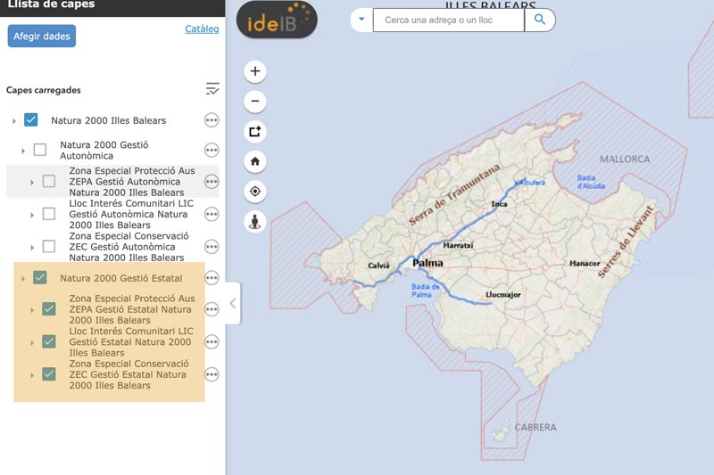 Map of STATE SPA area where recreational drone flying is prohibited